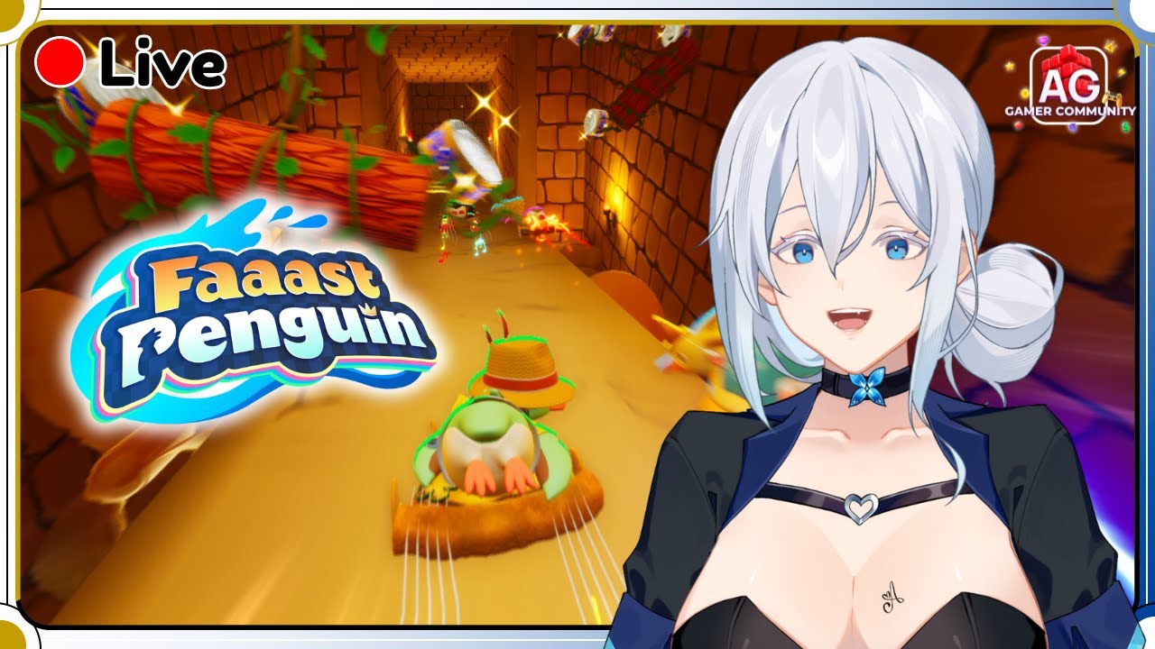 【FAAAST PENGUIN】NYOBAIN GAME BUAT COLLAB BER 8 NANTI MALAM CIHUUY  - VTUBER INDONESIA