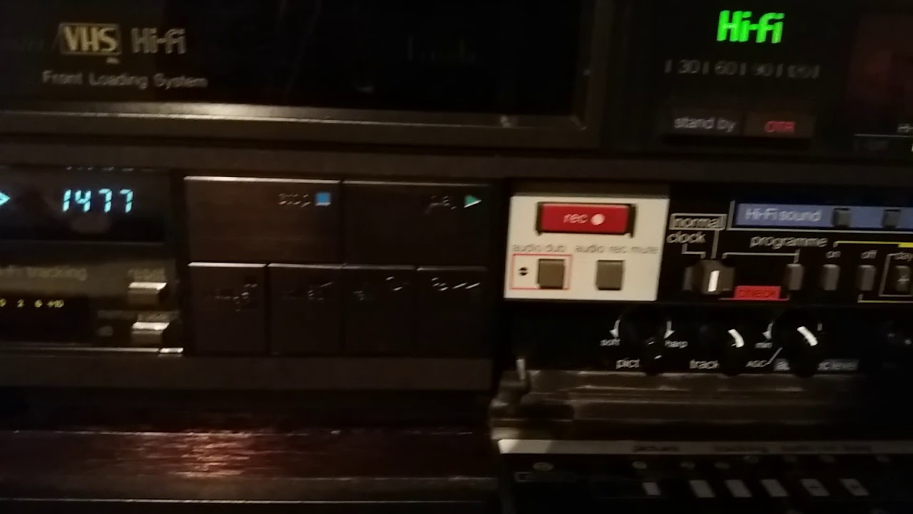 Panasonic NV-850 VHS as Hi-Fi component :P