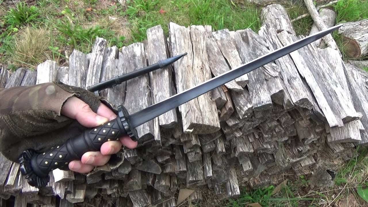Finally Got One of These! Cold Steel Rondel Dagger - Deadly Spike Of History! Shank A Knight Knife