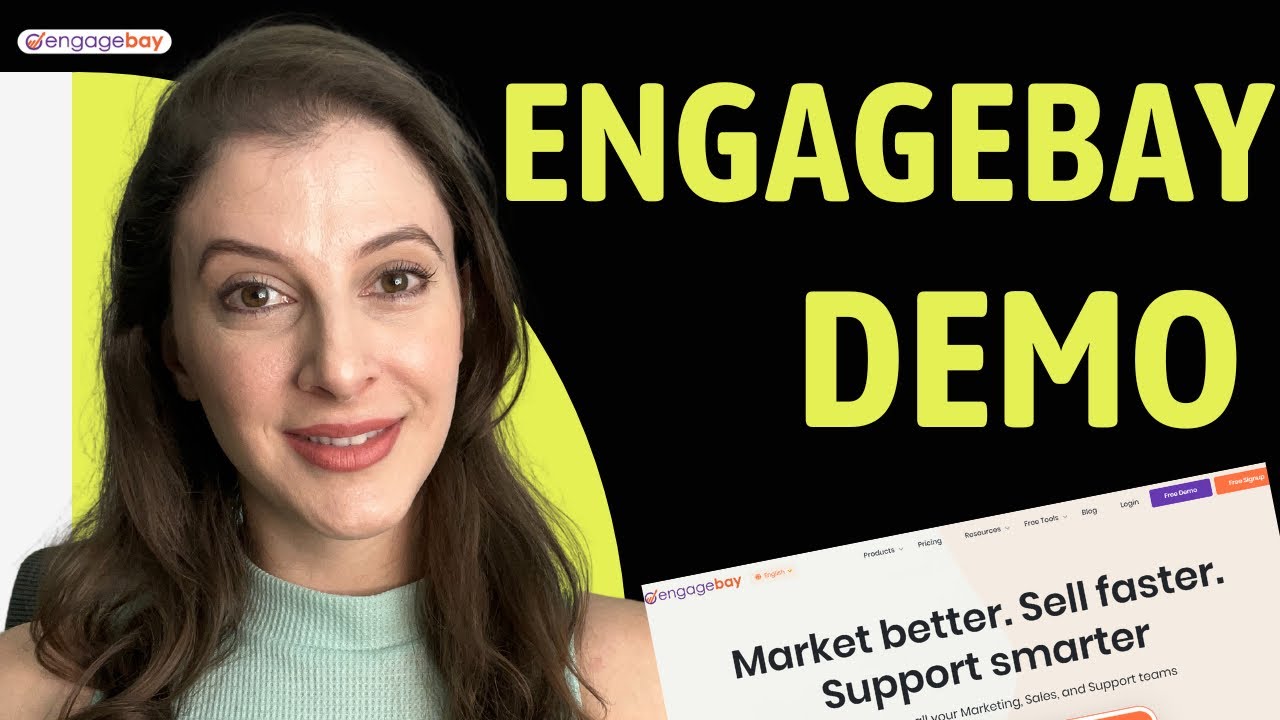 Демонстрация комплексного CRM-решения EngageBay для маркетинга, продаж и обслуживания