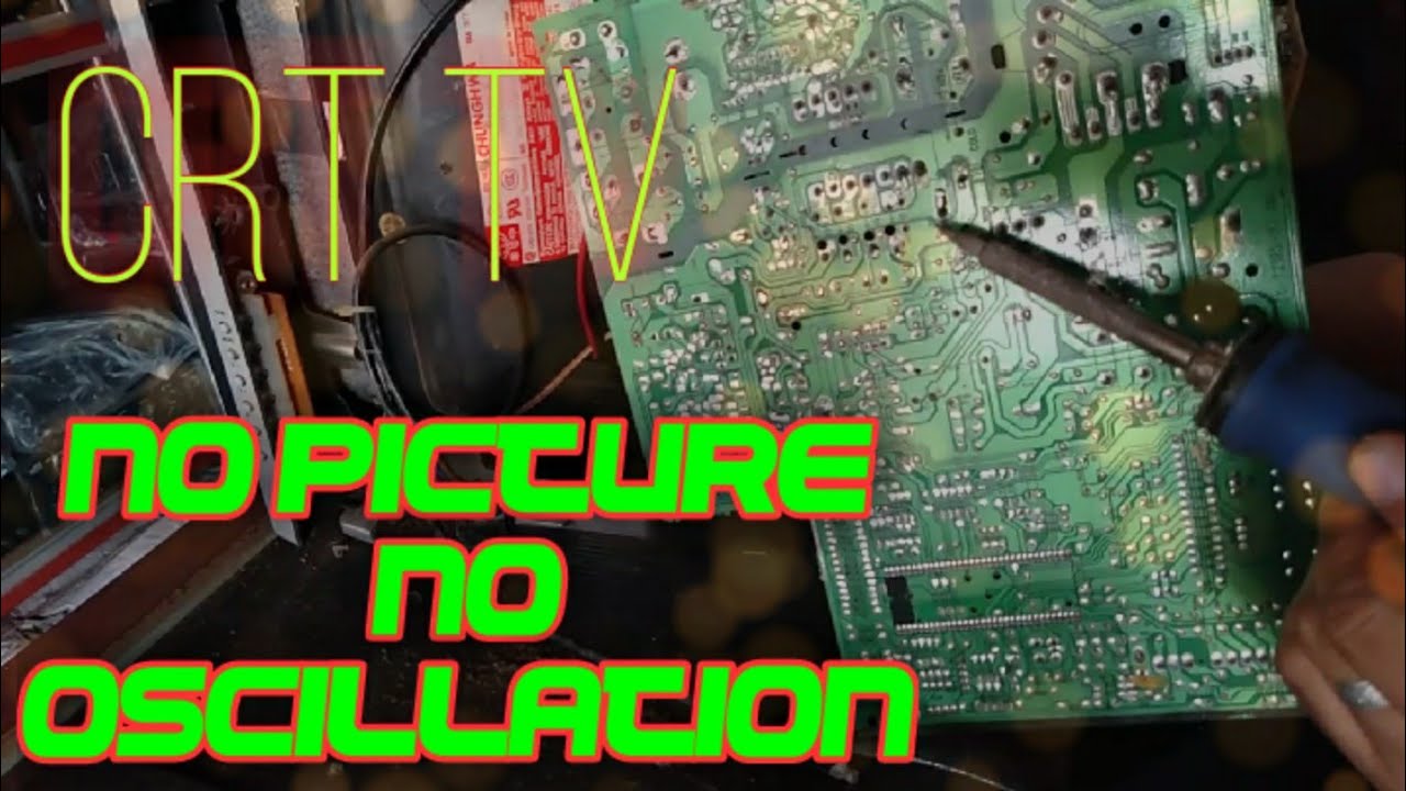 Troubleshoot CRT TV With Power No Oscillation
