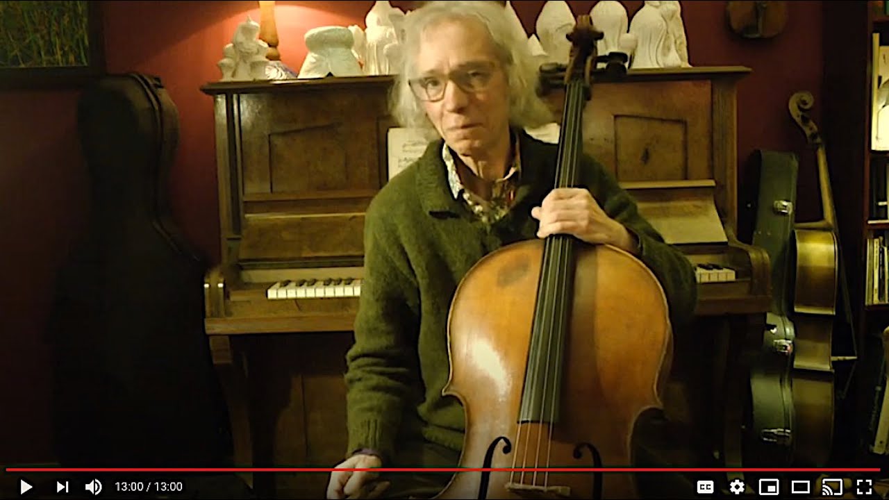 CELLO LESSON No 1 - The very beginning: Posture, bow hold, reading music (with Georg Mertens)
