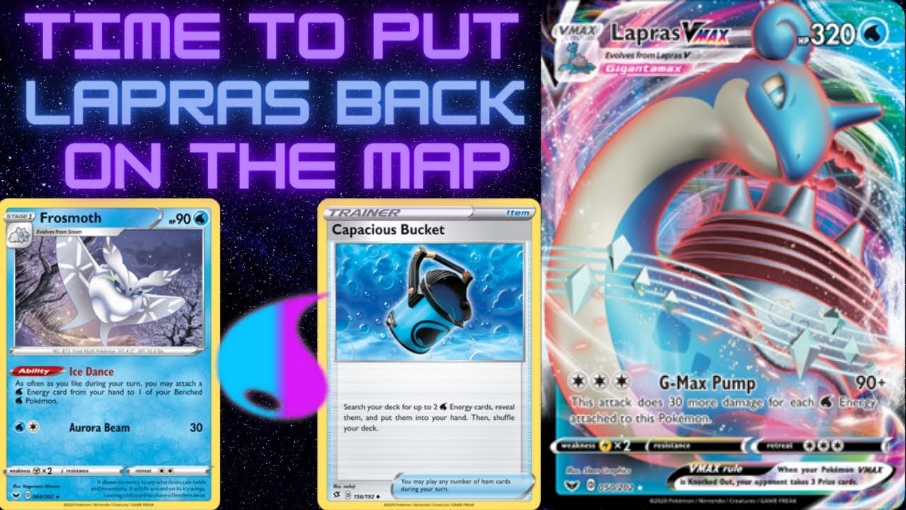 Lapras VMAX Frosmoth Deck Profile / Deck List! Darkness Ablaze POST ROTATION!