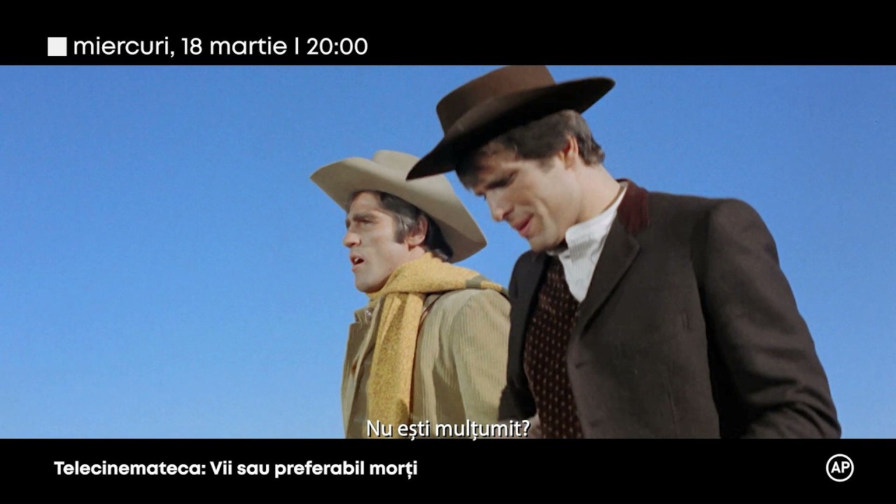Vii sau preferabil morţi, cu Giuliano Gemma, la Telecinemateca, pe TVR1
