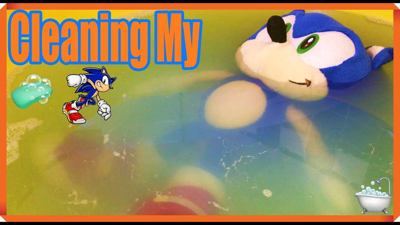 Giving Sonic A Bath! Sonic Adventure 2 Soap Shoe Sonic Plush Restoration 🧼  👟 🦔💨 🧸