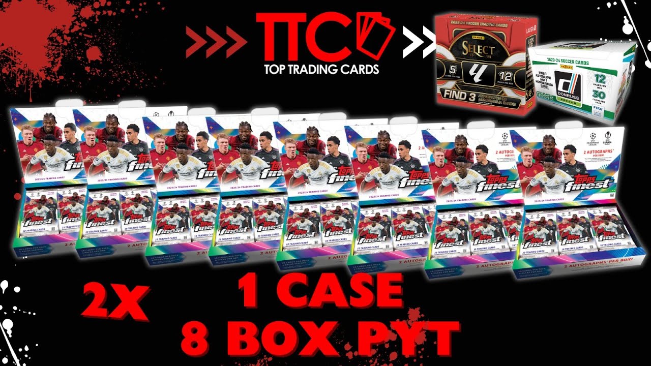 TTC BOX BREAK STREAM ⚽ 🔥🔥 2 CASES FINEST PYT+ VIELE PERSONAL BOX BREAKS | join our Breaks ⬇⬇⬇