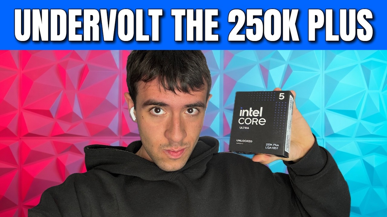 Undervolt Your Core Ultra 5 250K Plus for More FPS and Lower Temperature!