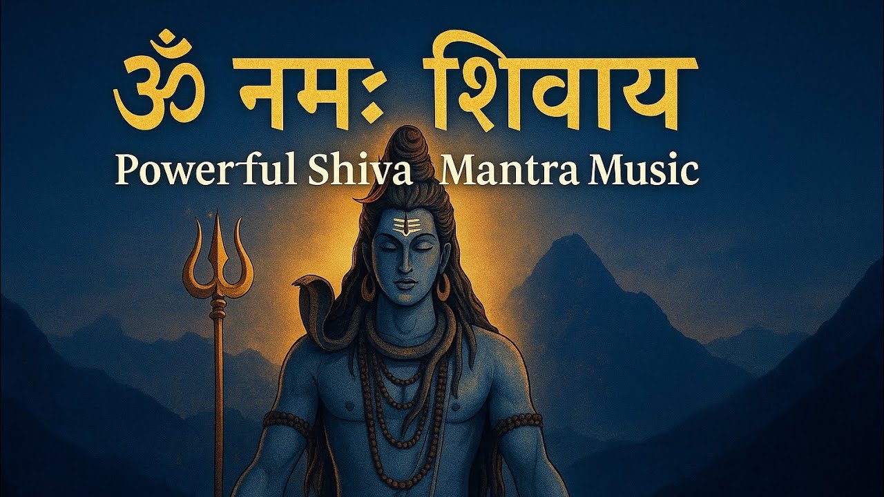 🔱 ॐ नमः शिवाय मंत्र | Om Namah Shivaya Music - #bhajan Shiva Mantra for Meditation #song #bhakti