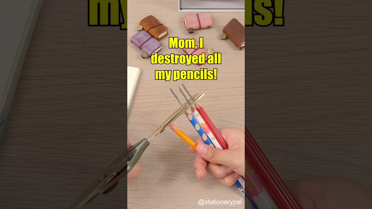 I destroyed all my pencils.... #shorts