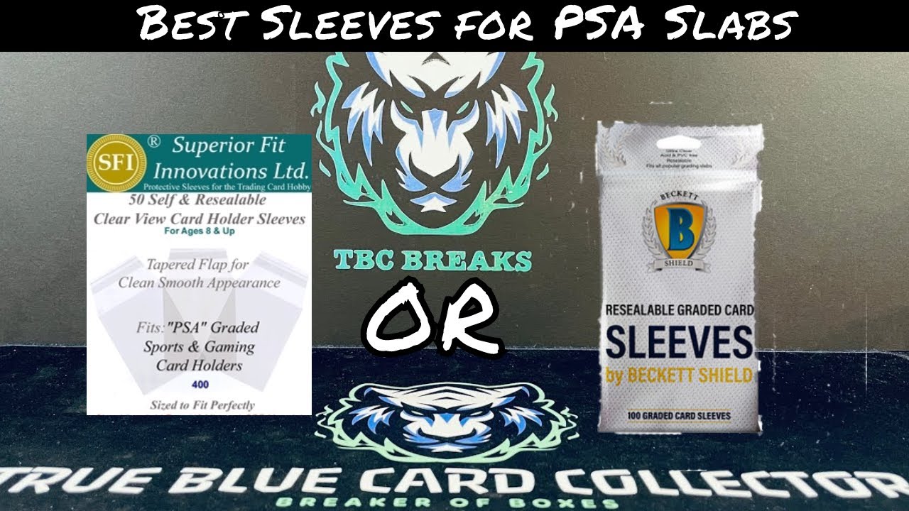 The VERY BEST Sleeves for PSA Graded Cards!!! Beckett Shield VS Superior Fit Innovations