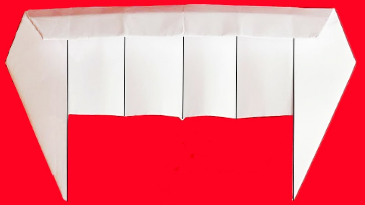 COLMILLOS DE PAPEL - Origami Vampire fangs - colmillos origami