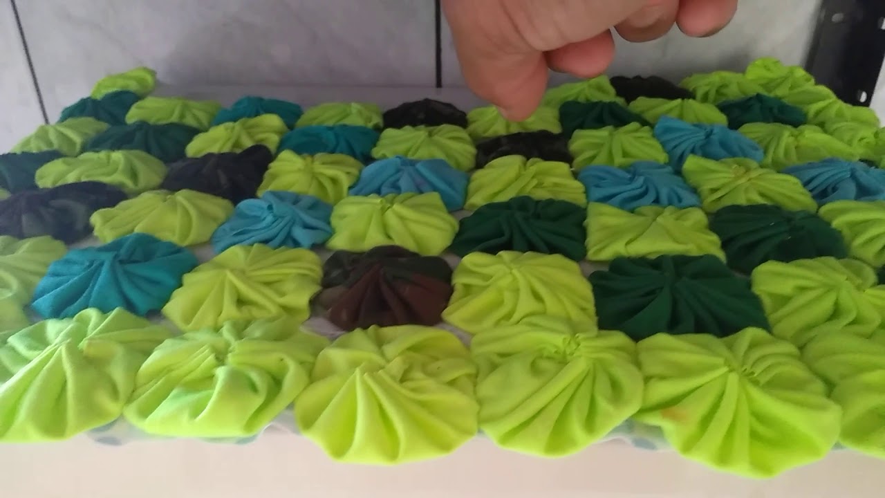 Toalhinha de fuxico  para microonda