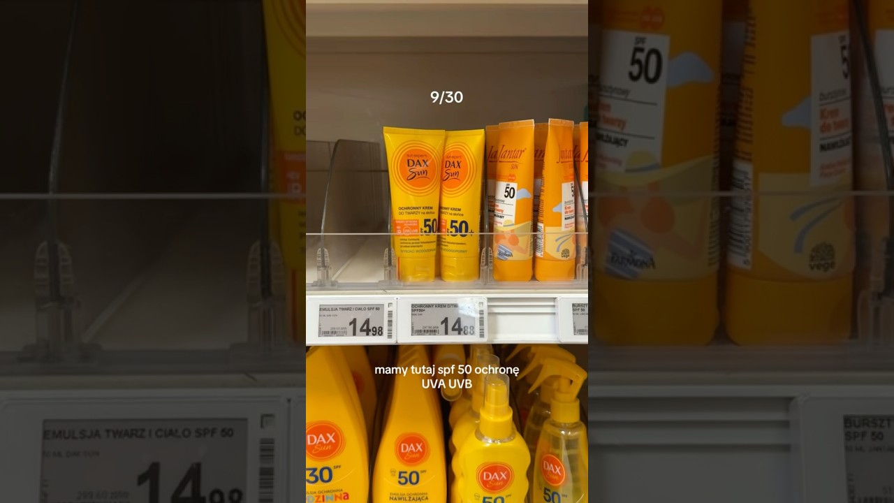 Testuję KREMY SPF! 🕶️☀️ 9/30