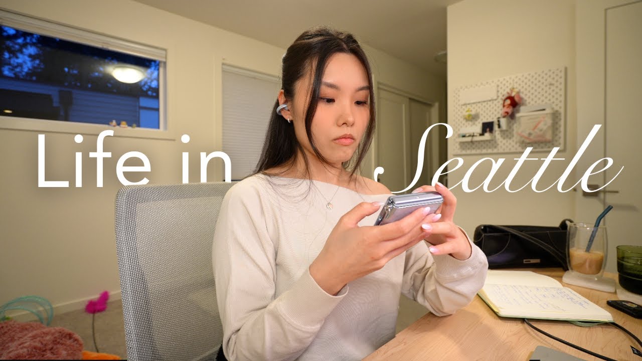 productive week in my life | new tech accessories, launching a new site, cozy days in seattle