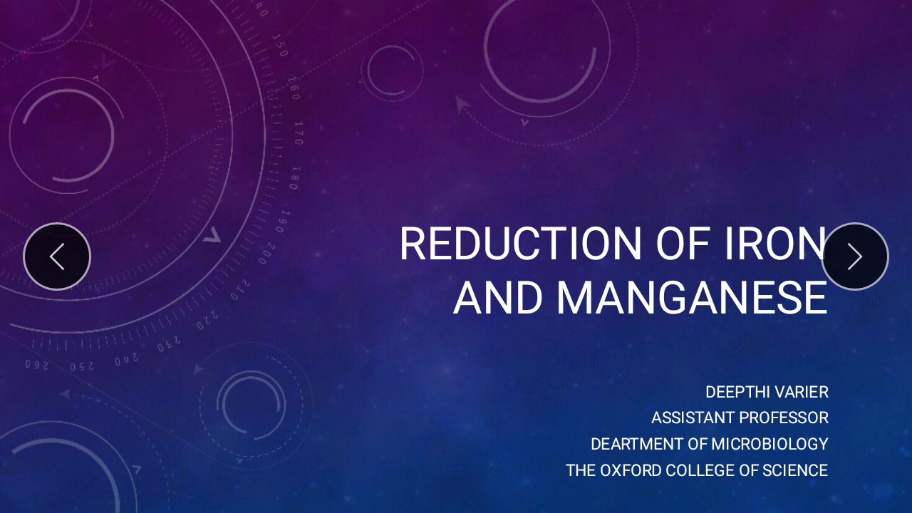 Diversity in Anoxic Environment | Iron and Manganese Reduction | Microbial Diversity