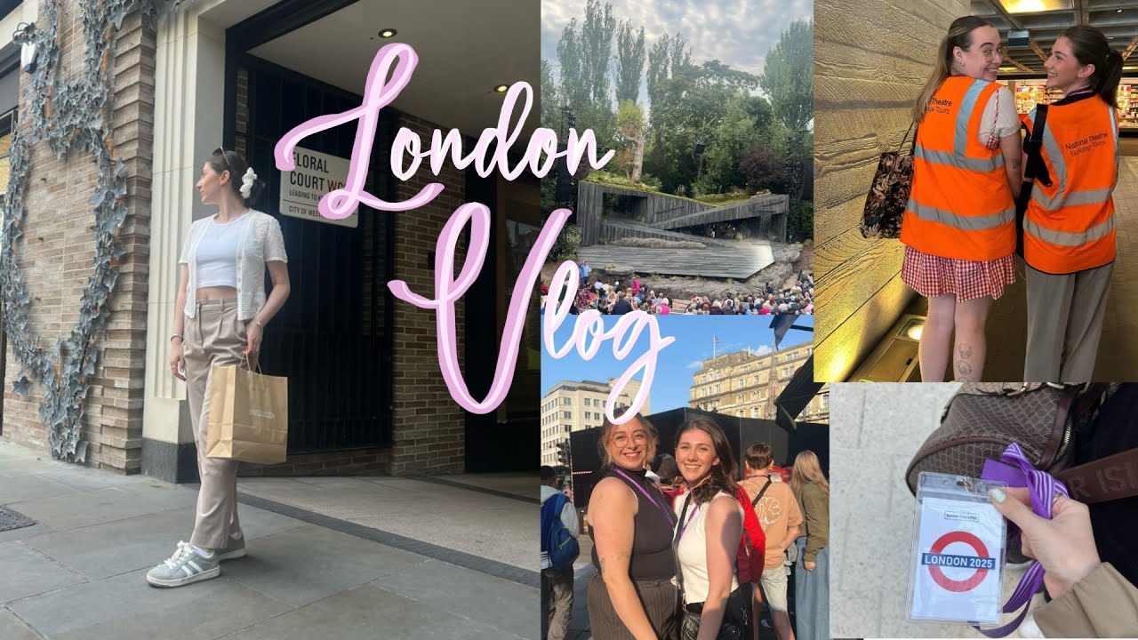 London Vlog | West end shows, National Museum, Open Air Theatre, Outfits of the day
