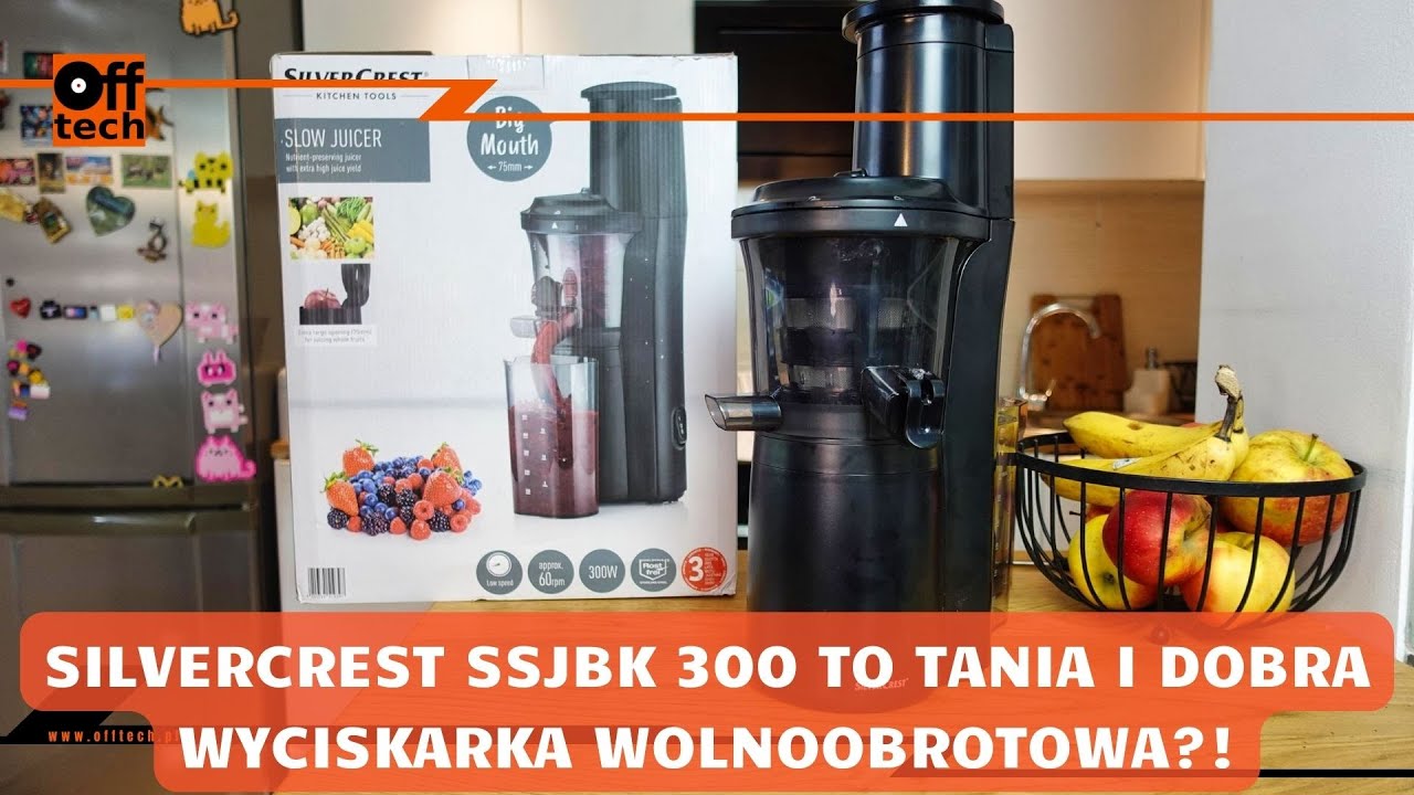 Wyciskarka wolnoobrotowa Silvercrest: czy tani sprzęt z Lidla daje radę?