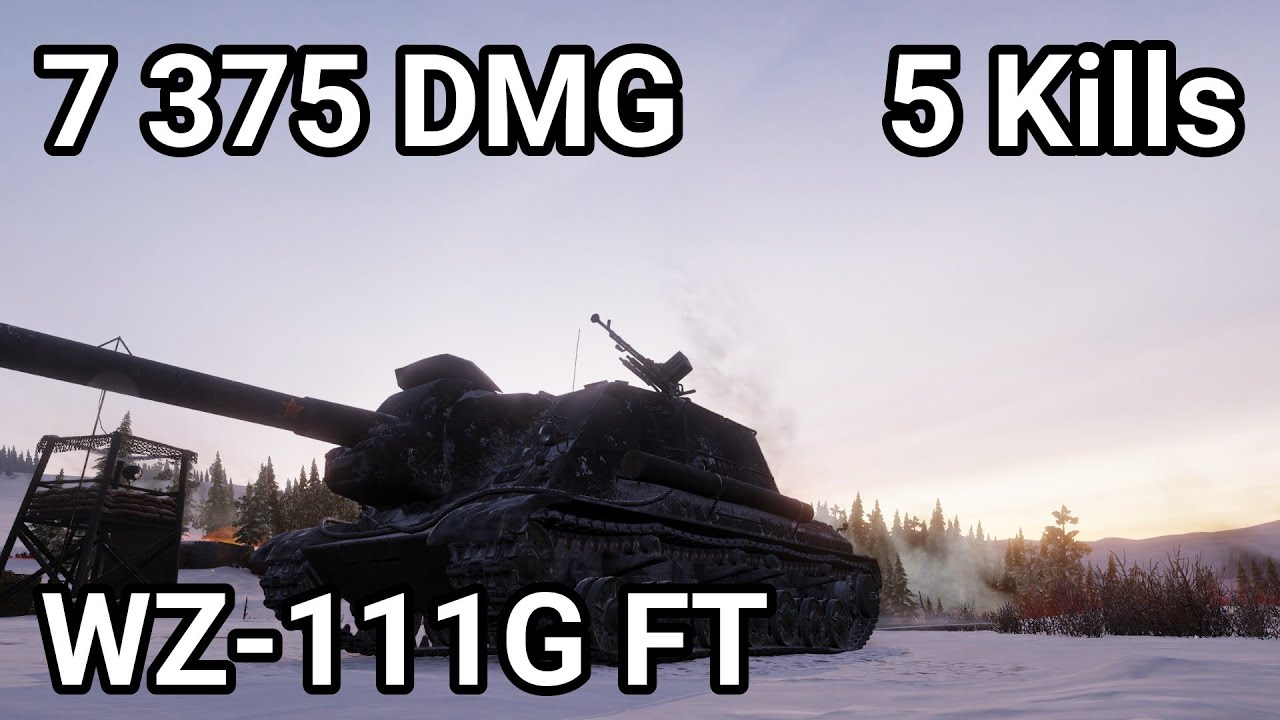 WZ-111G FT: 7.3K DAMAGE - CHINESE 152mm DESTRUCTION | WoT