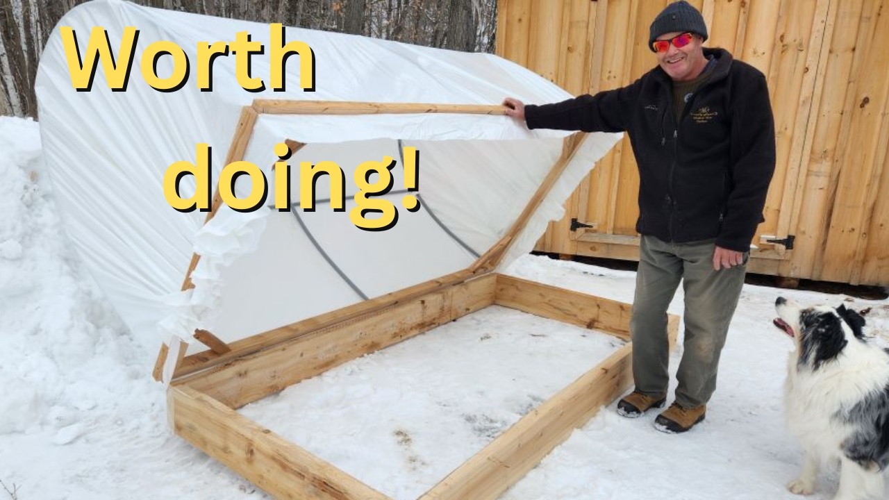 Ep 40 Getting a head start on Spring with a covered raised bed