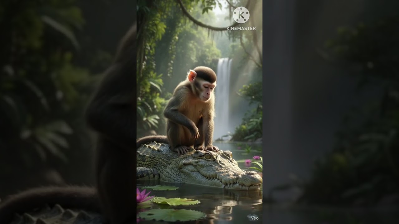 The Clever Monkey and The Foolish Crocodile | Best Moral Story | kids story |