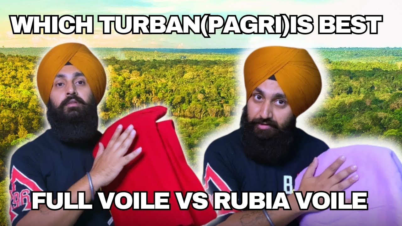 Which Turban (Pagri) is Best Full voile vs Rubia voile | Pagg da kapda | Turban cloth| turban fabric