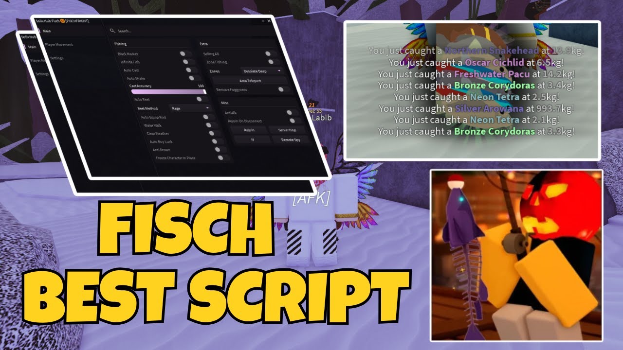 *NEW* Fisch Script [Pastebin 2025] | Infinite Fish | Fish Farm & MORE! *WORKING*