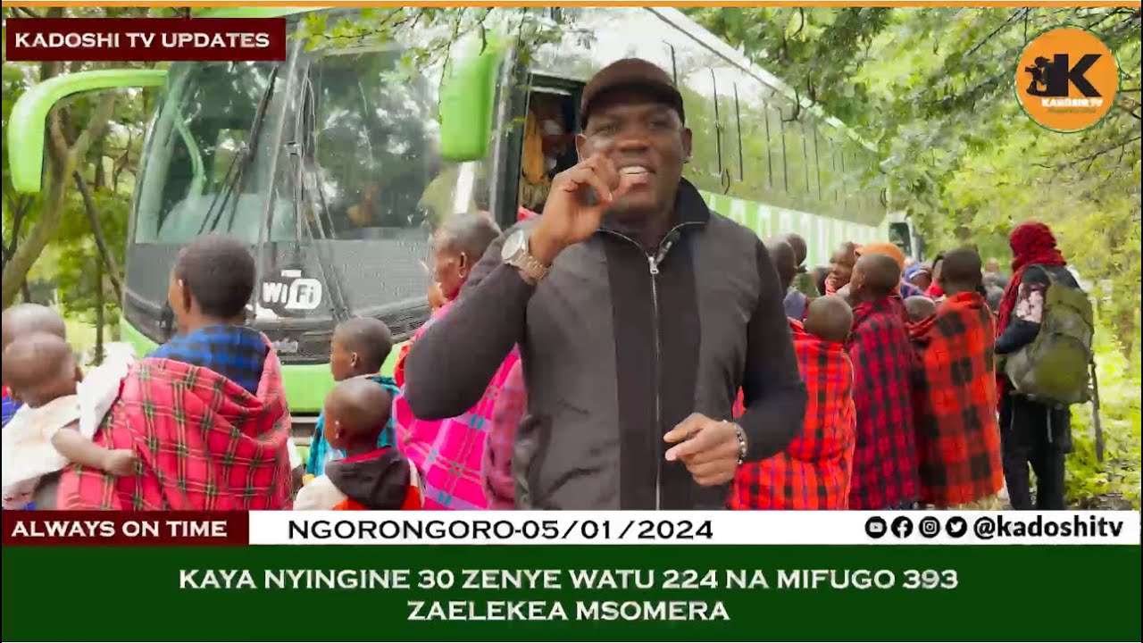 KUNDI JINGINE LA WATU 224 LAONDOKA KWA HIARI NGORONGORO KUELEKEA MSOMERA WAKIWA NA MIFUGO 393