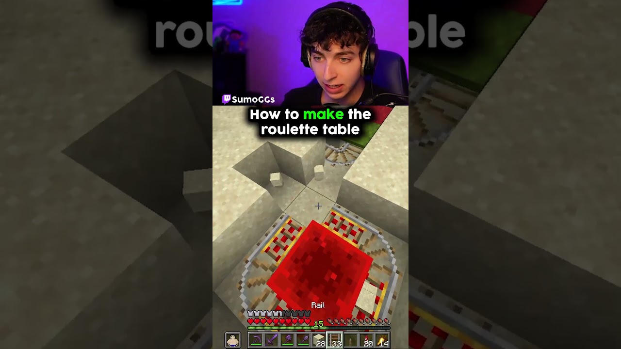 How to MAKE the roulette table... 