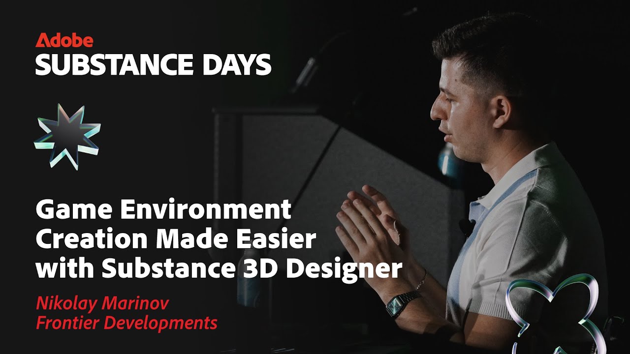 Game Environment Creation Made Easier with Substance 3D Designer | GDC 2025 | Adobe Substance 3D