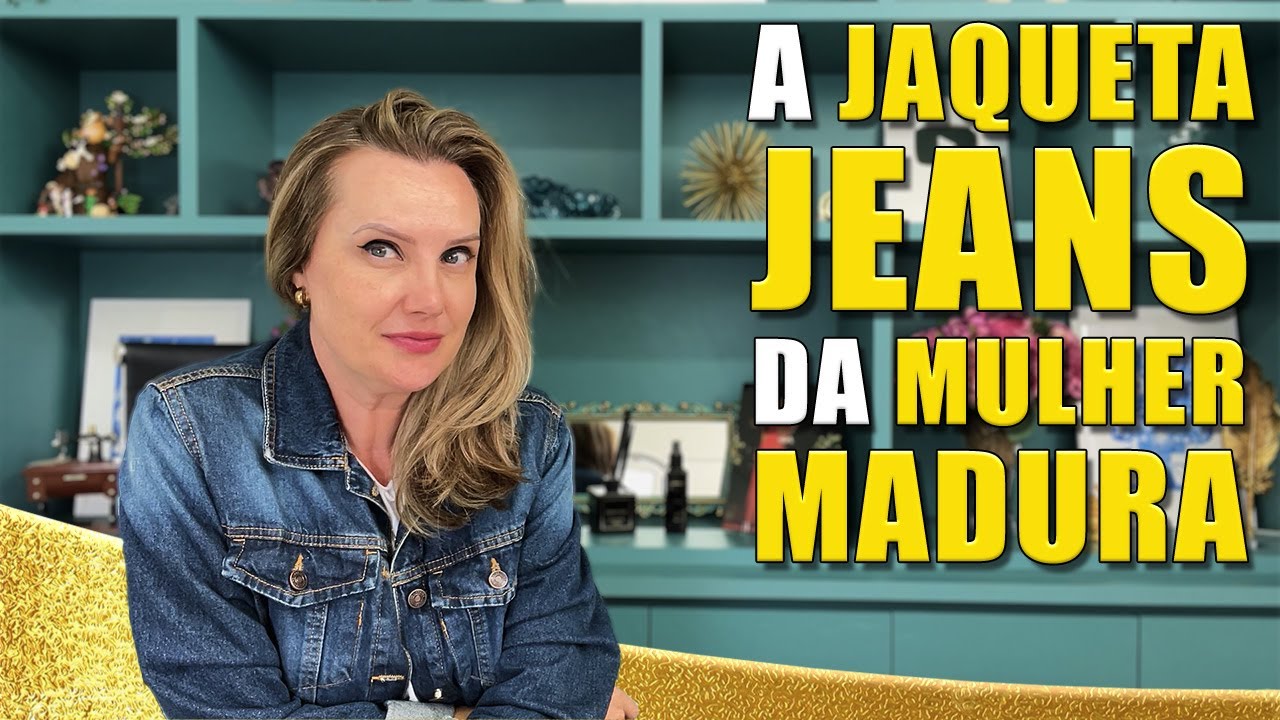 A JAQUETA JEANS DA MULHER MADURA | Moda