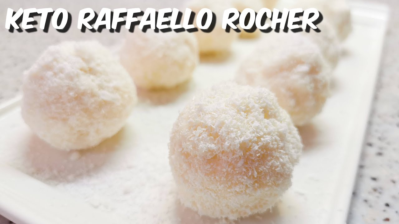 How to make keto raffaello rocher with ONLY 4 ingredients | Keto rafaelo kuglice