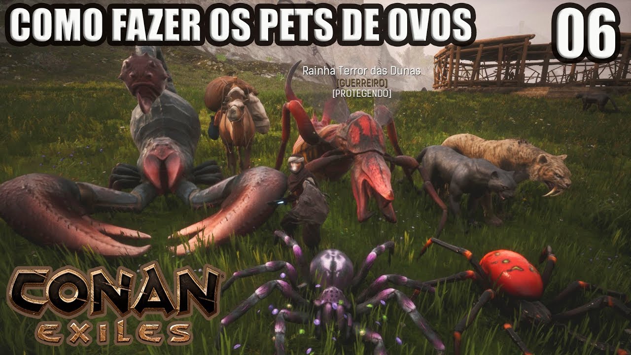 CONAN EXILES GUIA - TUDO SOBRE PETS AVANÇADOS PARTE 3 T3EP6
