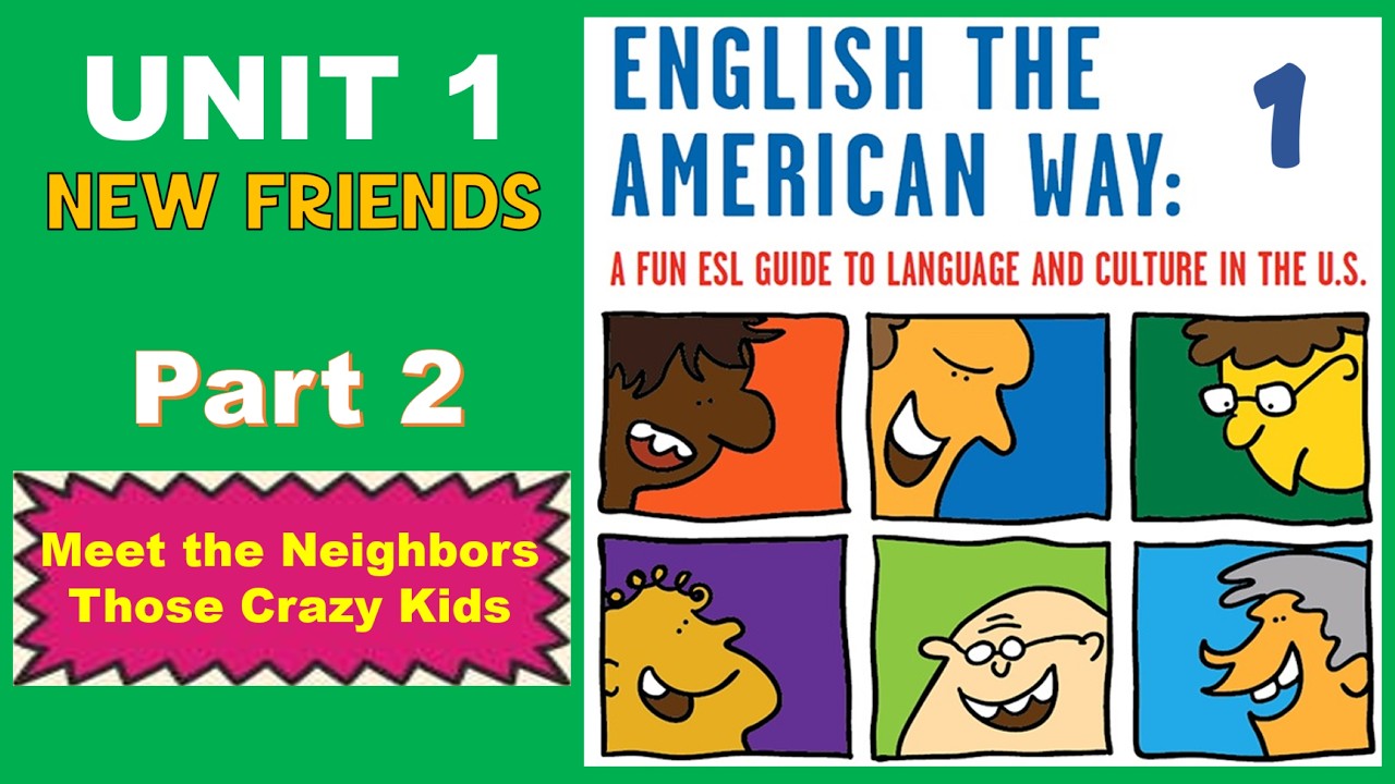 English The American Way 1-Unit 1 Part 2