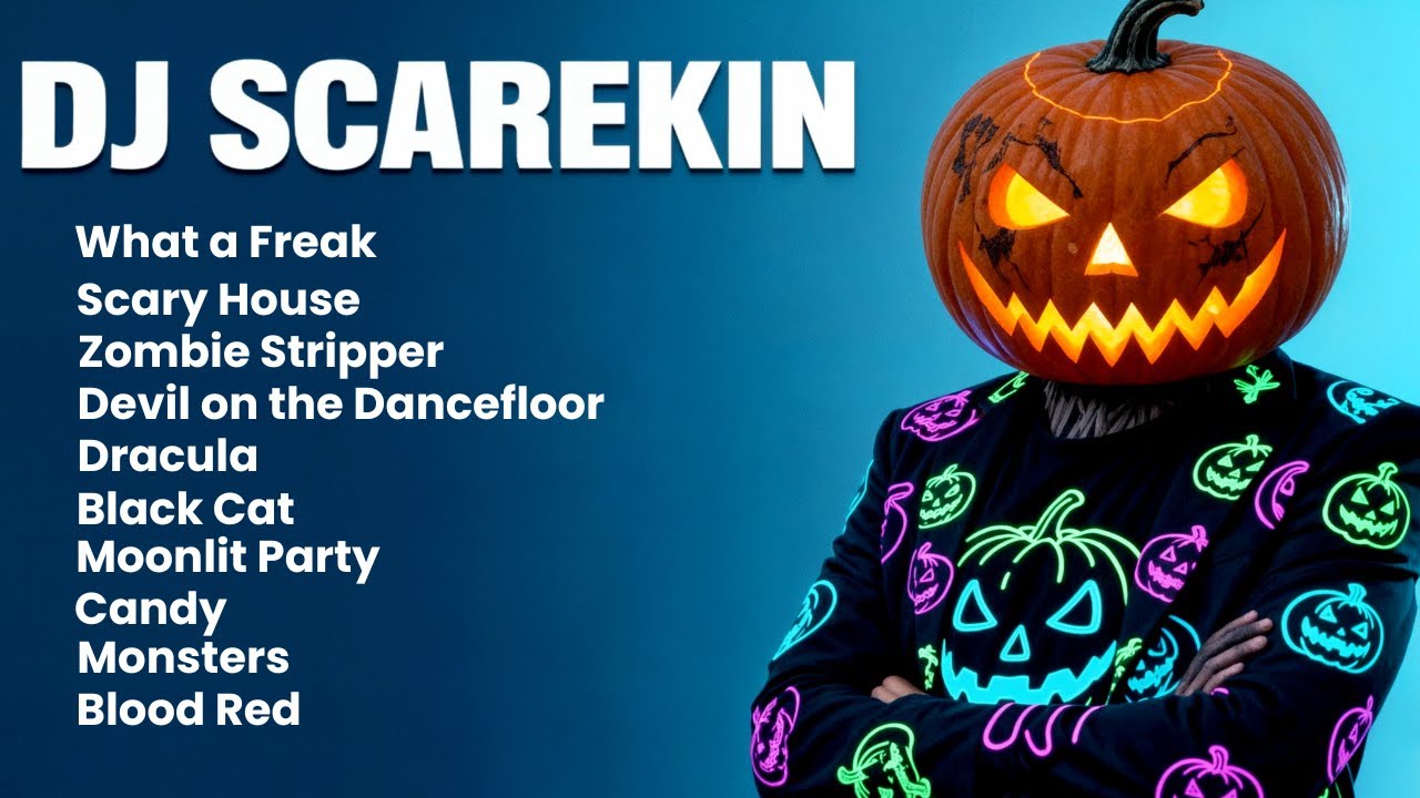 DJ Scarekin - Epic Halloween Themed House Music Mix (Full Album) | 2025
