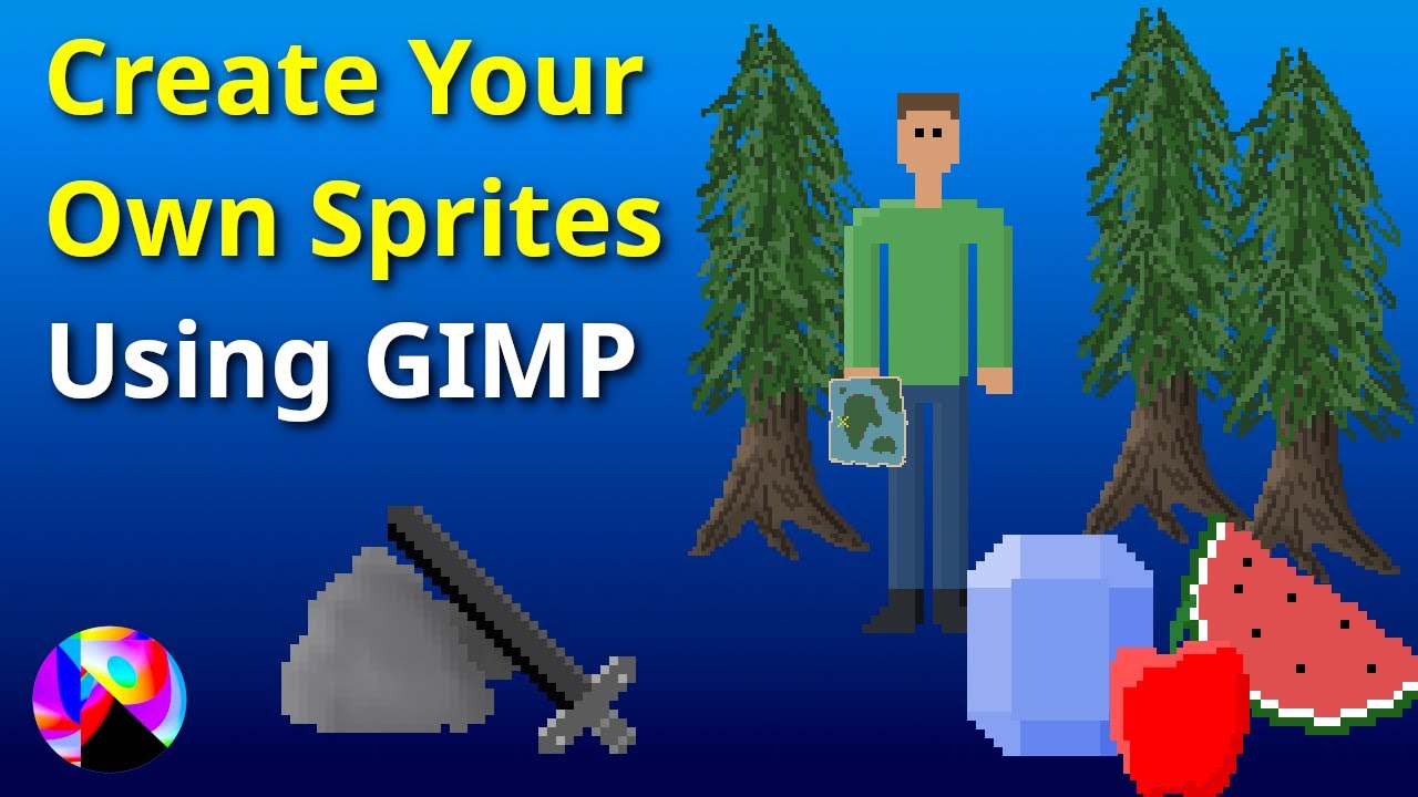 How I Make Sprites in GIMP