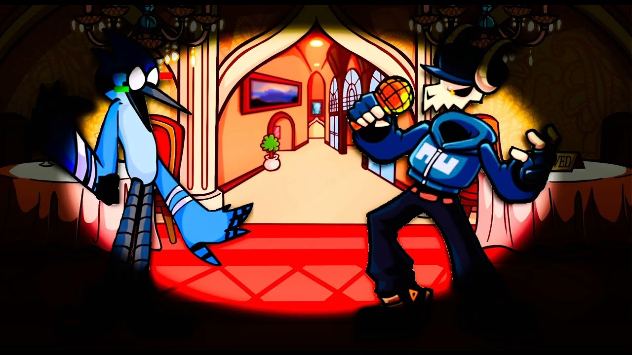 FNF Mashup—Last Delito [Delito V-mix X Last Chance V2](Pibby Mordecai vs Tabi)