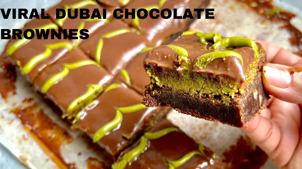 Viral Dubai Chocolate Brownies
