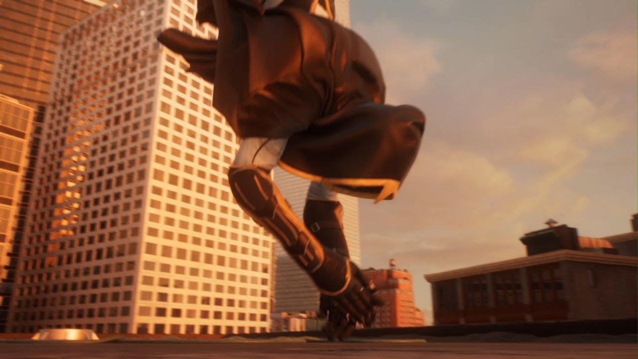 Marvel's Spider-Man 2 swinging