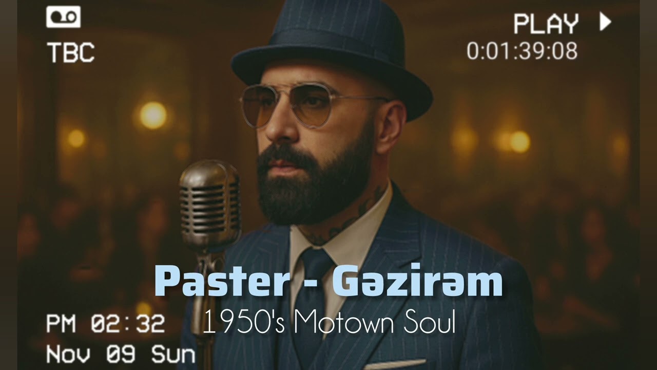Paster - Gəzirəm | 1950s Motown Soul AI Cover | Jazz Parody