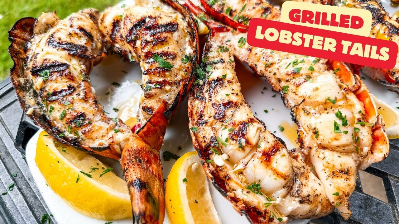 Grilled Lobster Tails with Cajun Garlic Butter | Backyard BBQ Seafood Perfection!