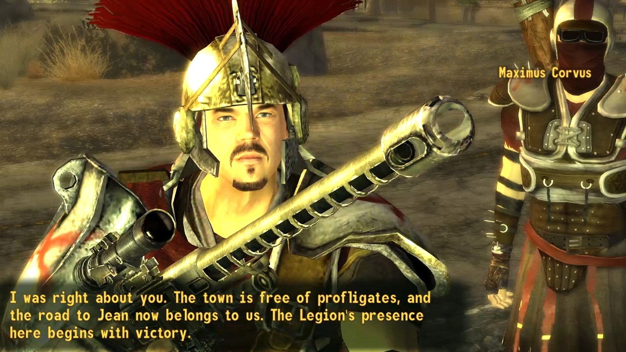 Легион Цезаря захватывает Гудспрингс в Fallout New Vegas.