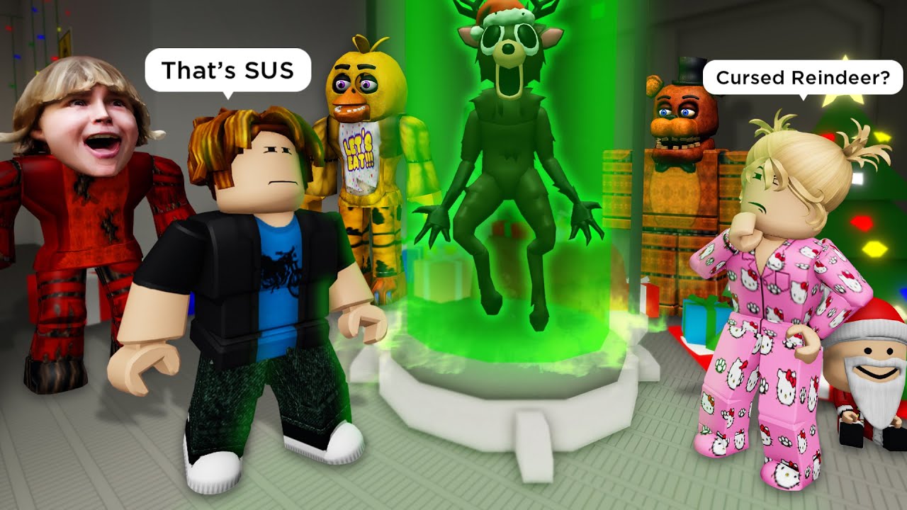 CURSED FREDDY POPPED OUT OF MY XMAS GIFTS! 🎄🐻 Roblox Brookhaven 🏡 RP - Funny Moments