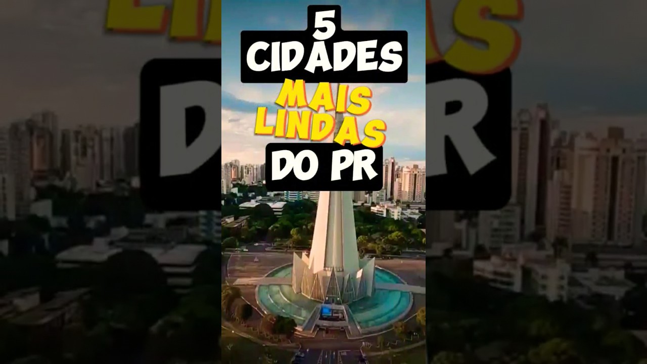 As 5 cidades mais LINDAS do PARAN&Aacute;. #paran&aacute;  #pr #estado #paranaense #top #shorts