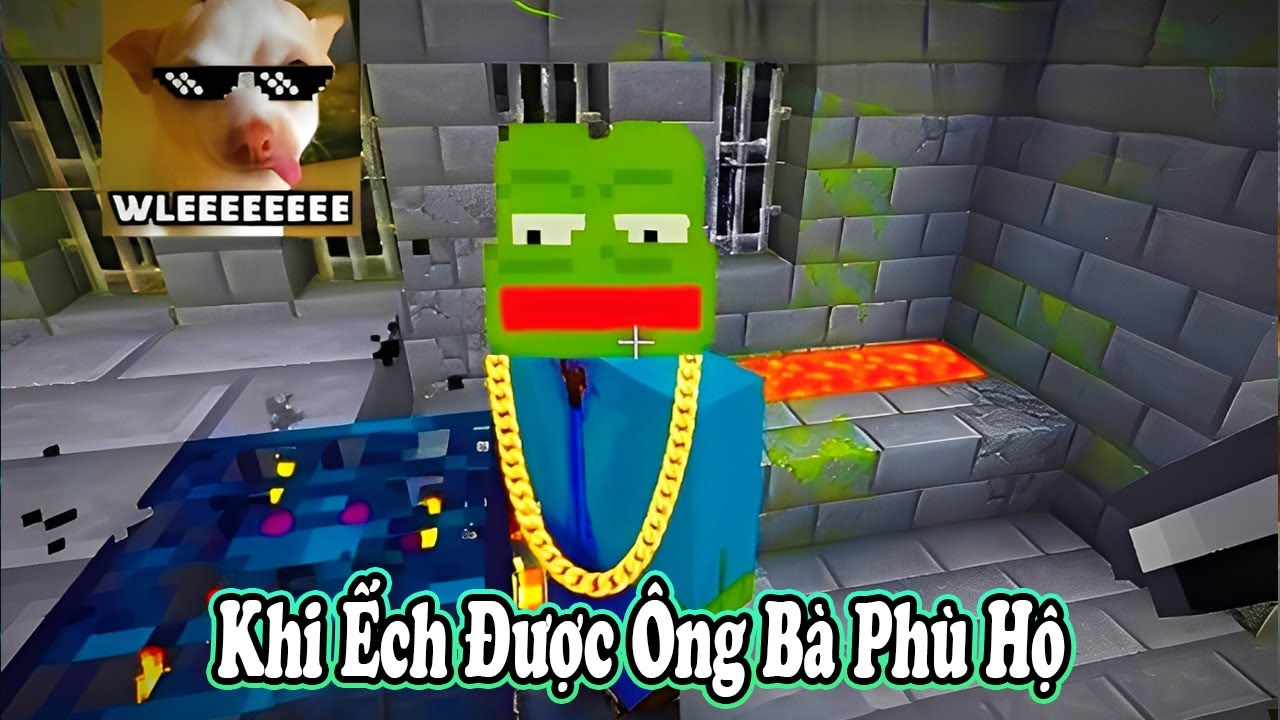 🕹️ Khi Ếch Được Ông Bà Phù Hộ 🐸✨ #tiktok​​ #douyin​​ #minecraft #LongKaEntertainment