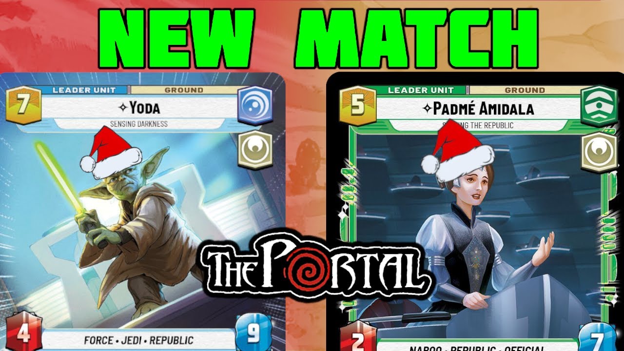 Christmas is PAIN - Holiday SWU with Yoda Red Force vs Padme Yellow