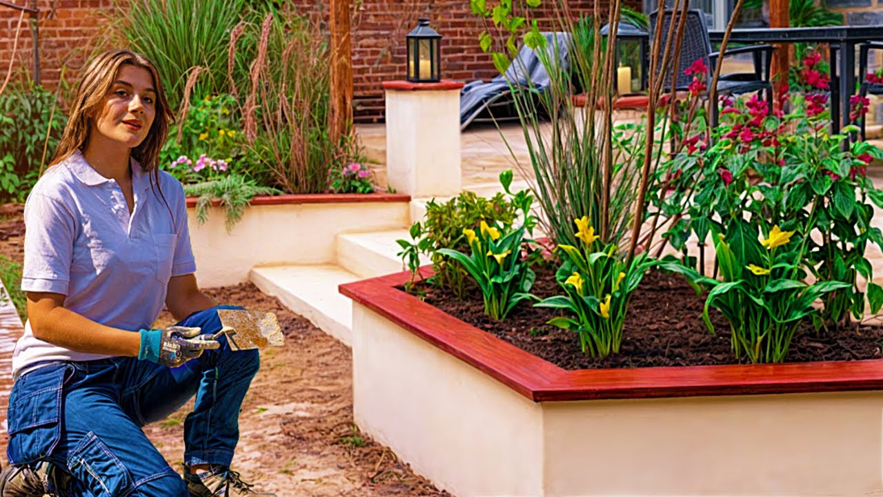 Transformation INCROYABLE de ma Terrasse : Construction de Bacs à Fleurs en Parpaings