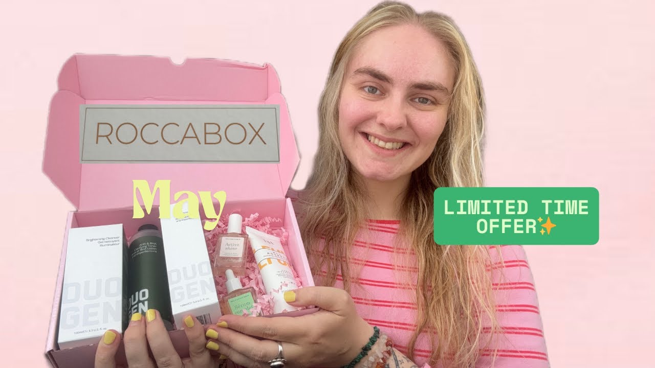 ROCCABOX MAY 2025 🌷 BEAUTY SUBSCRIPTION BOX UNBOXING WORTH OVER  £102 | EXCLUSIVE OFFER 😍