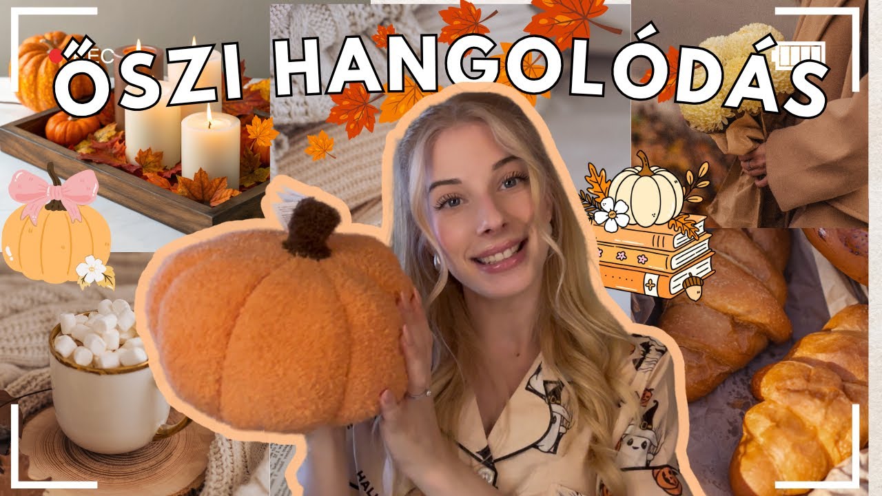 HANGOLÓDJUNK AZ ŐSZRE | haul, dekorálás, sütés 🍂🧸🤎
