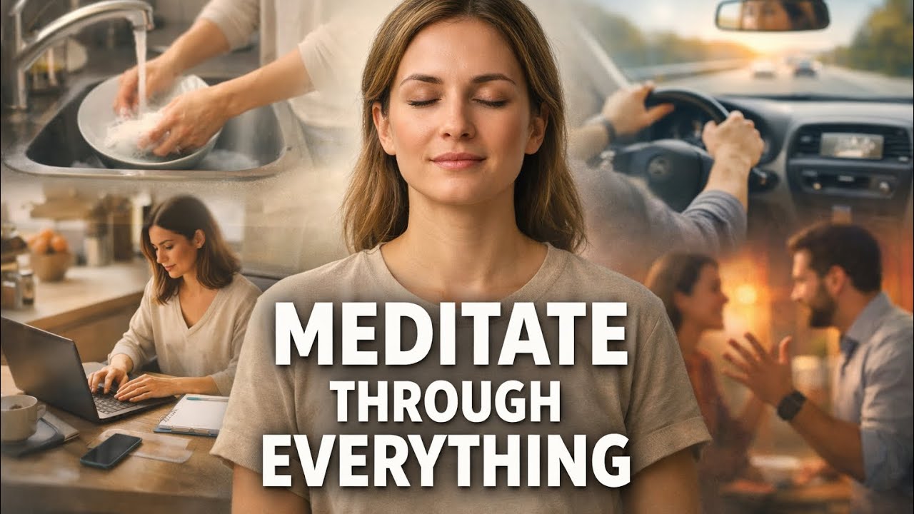 Meditate Through Everything Not Just on a Cushion