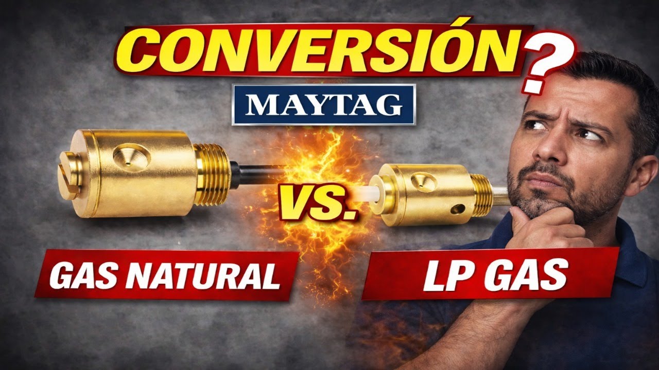 Cambio de Esprea gas Natural a Gas Lp